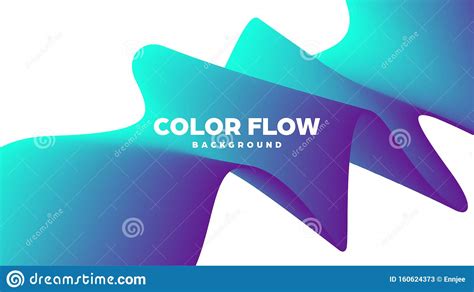 abstract trendy geometric background with liquid gradient