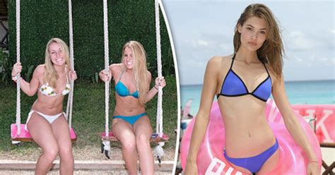 Hot Victoria S Secret Models Frolic In Tiny Bikinis At Exclusive Spring