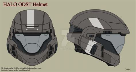 halo papercraft helmet halo odst helmet  wolffviantart