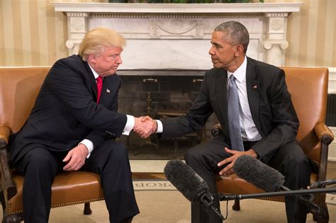 Trump And Obama Hold Cordial 90 Minute Meeting In Oval Office The New