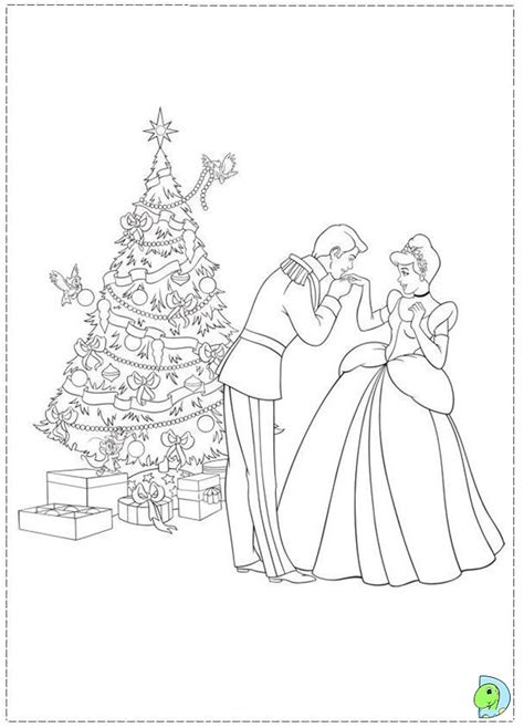 christmas disney princess coloring page dinokidsorg