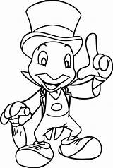 Cricket Jiminy Pinocchio sketch template