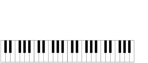 piano vector clipart