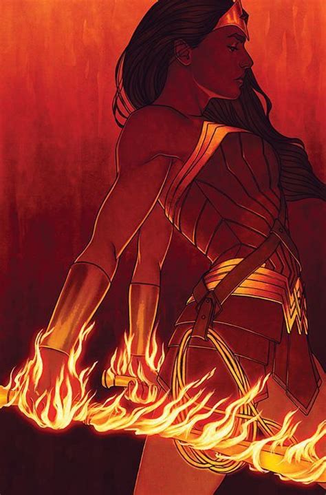 Wonder Woman 54 Variant Cover By Jenny Frison Wonder Woman Comic