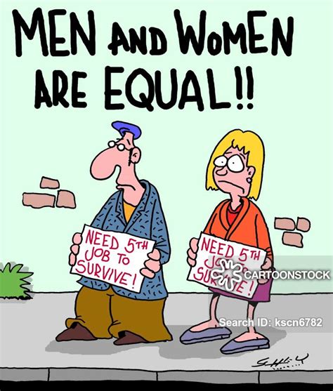 gender equality cartoons and comics funny pictures from cartoonstock