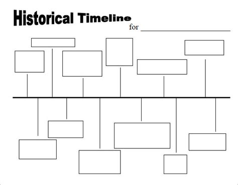 blank history timeline template word vsapod