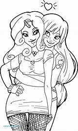 Friends Friend Coloring Pages Two Drawing Drawings Anime Template sketch template