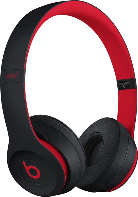 buy beats  dr dre beats solo wireless headphones defiant black red  beats decade