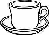 Cup Clipart Saucer Coffee Drawing Outline Mug Cups Transparent Clip Openclipart Graphics Seven Clipartlook Flying Jpeg Webstockreview Clipartmag Cliparts Svg sketch template