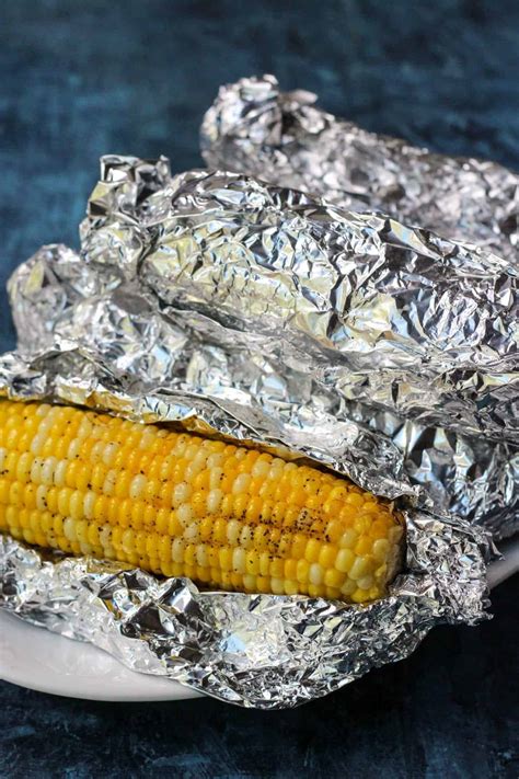 grilled corn on the cob in foil blackberry babe