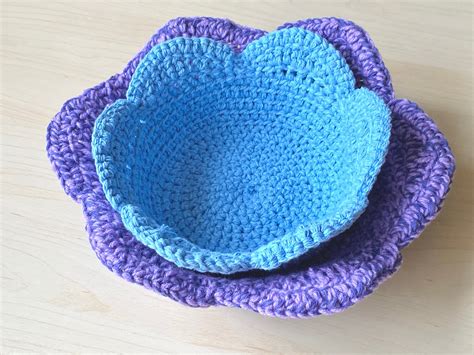 crochet bowl cozy pattern blossom bowl cozy  sizes   etsy