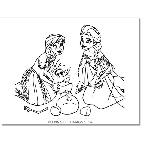 frozen olaf coloring pages sheets  popular printables