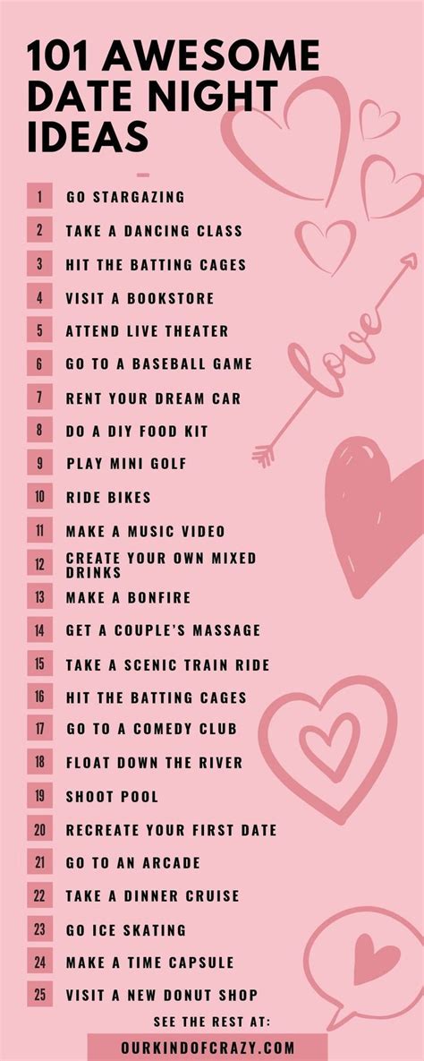 101 Date Night Ideas That Aren’t Dinner And A Movie Romantic Date Night