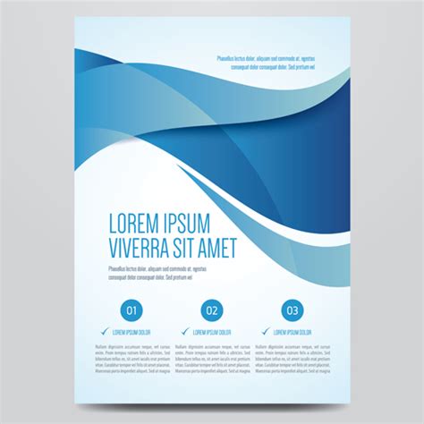 blue style corporate brochure cover design vector  welovesolo