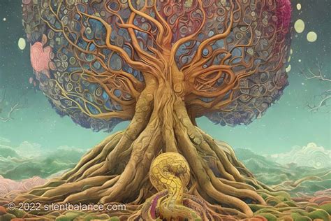 yggdrasil  sacred world tree  norse mythology silent balance