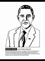 Obama Coloring Barack President Pages Crayola Print Sheet Presidents Colouring sketch template