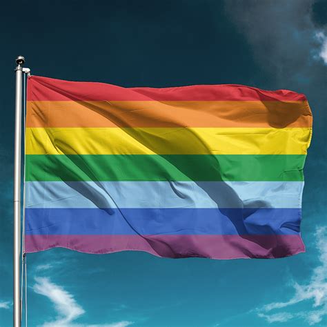 Gay Pride Rainbow Flag Rosy Rainbow