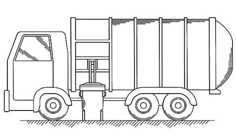 printable garbage truck coloring pages printable templates
