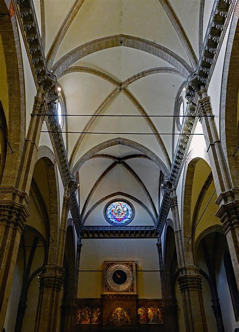 interior architectural view   florence cathedral  florence italy photograph  richard