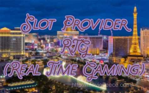 slot provider rtg real time gaming blog taruhan joker