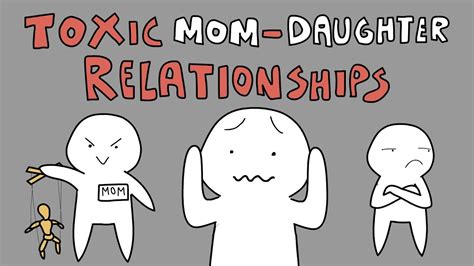 unhealthy mother daughter relationships youtube