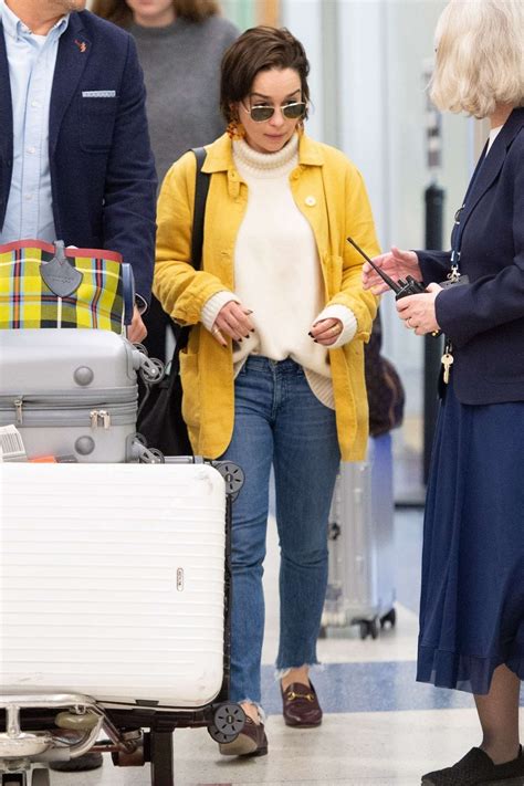 Emilia Clarke â€“ Arrives At Jfk Airport In New York 1