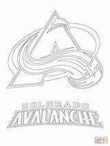Avalanche Coloring Logo Colorado Pages Drawing Color Super Printable sketch template