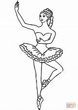 Ballerina Coloring Pages Ballet Printable Color Kids Colouring Ballerinas Print Click Ipad Android Version Ballarina Tablets Compatible Online Drawing Getcolorings sketch template