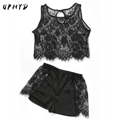 Uphyd Hot Sexy Lingerie Set Women Underwear Lace Bra And