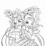 Winx Kleurplaat Harmonix Believix Kleurplaten sketch template