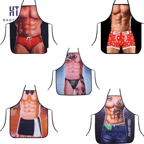 Muscle Masculine Apron Funny Creative Novelty Sexy Cooking Baking