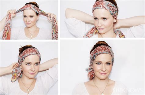 hair scarf tutorials thatll   summer style