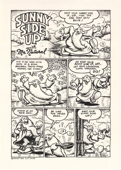 mr natural sunny side up by robert crumb at the