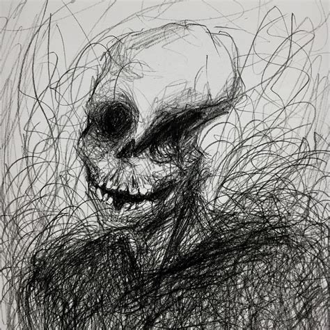 creepy drawings cool drawings arte horror horror art dibujos dark horror drawing scribble