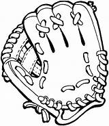 Baseball Glove Clipart Coloring Mitt Pages Gloves Giants Boxing Catcher Drawing Draw Sf Gear Clip Drawings Batter Cliparts Color Printable sketch template