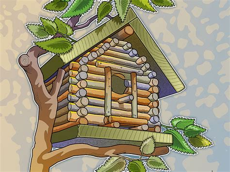 build  log cabin birdhouse scout life magazine