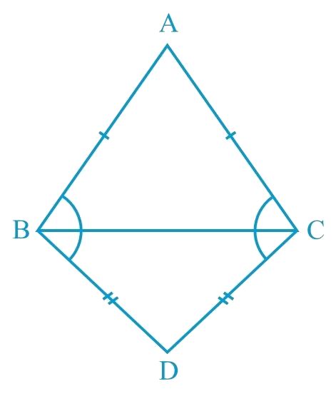 Abc And Dbc Are Two Isosceles Triangles On The Same Base Bc Show That