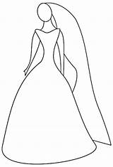 Coloring Dress Wedding Pages Dresses Gown Printable Color Beautiful Kids Library Clipart Popular Dibujos Asia F520 sketch template