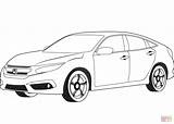 Honda Civic Colorir Tohru Desenhos Supercoloring Colorironline sketch template