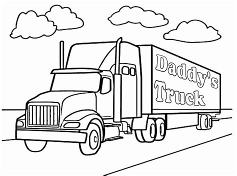 coloring trucks  kids coloring pages