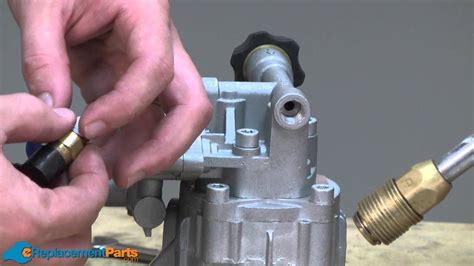 replace  pump   pressure washer  quick fix youtube