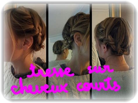 tutoriel tresses cheveux courts with a love like that blog lifestyle and love