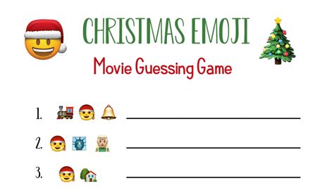christmas emoji game  printable printable word searches