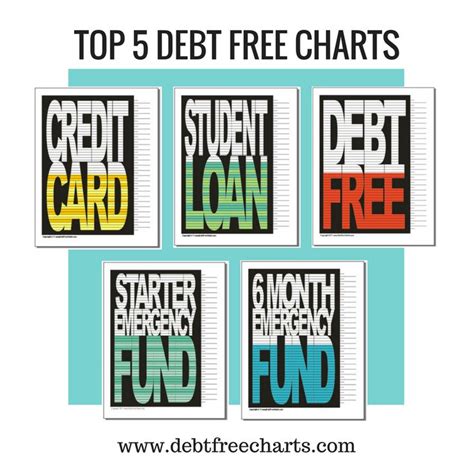 printable charts  debt  charts  chart debt