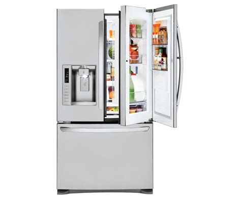 lg gf dsl  french door  door refrigerator  slim indoor ice water   year