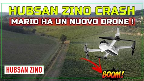 hubsan zino crash mario ha  nuovo il drone youtube