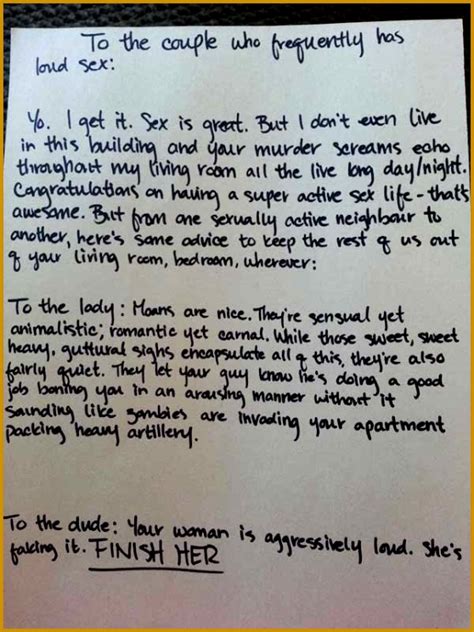 noisy neighbor letter fabtemplatez