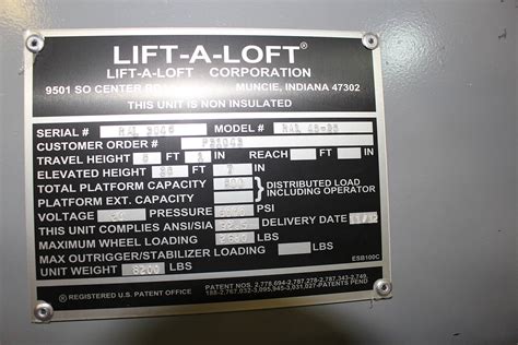 electric lift  loft ral
