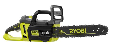 Ryobi 14 Inch 40v Brushless Li Ion Cordless Chainsaw 1 5 Ah Battery