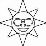 Sun Happy Coloring Pages Template Printable Templates Face sketch template
